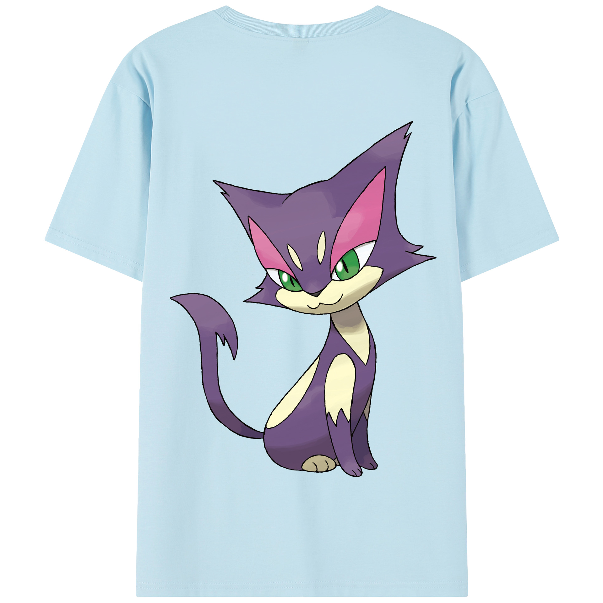（画像用） ポケットモンスター Pokémon 綿100％半袖Tシャツ（背面プリント）